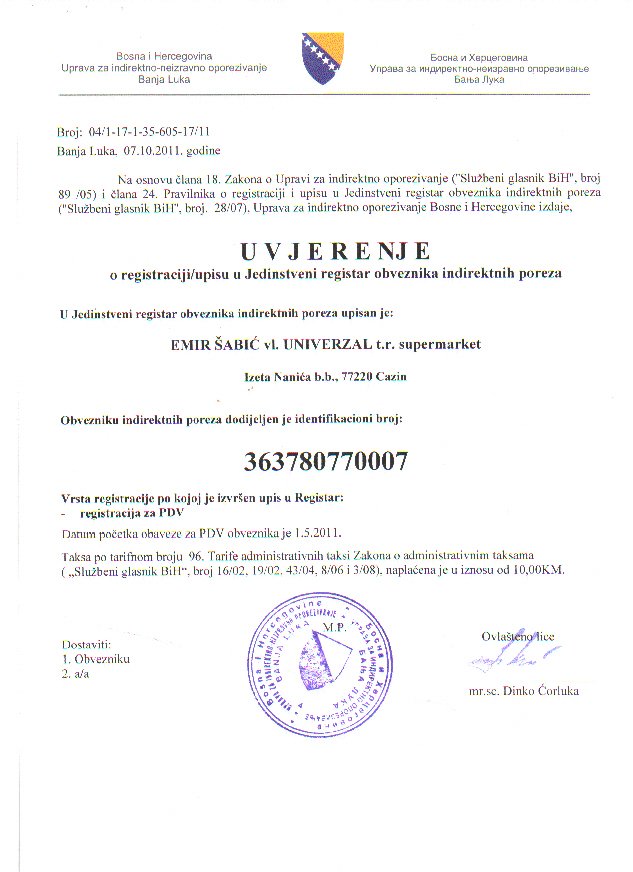 Uvjerenje